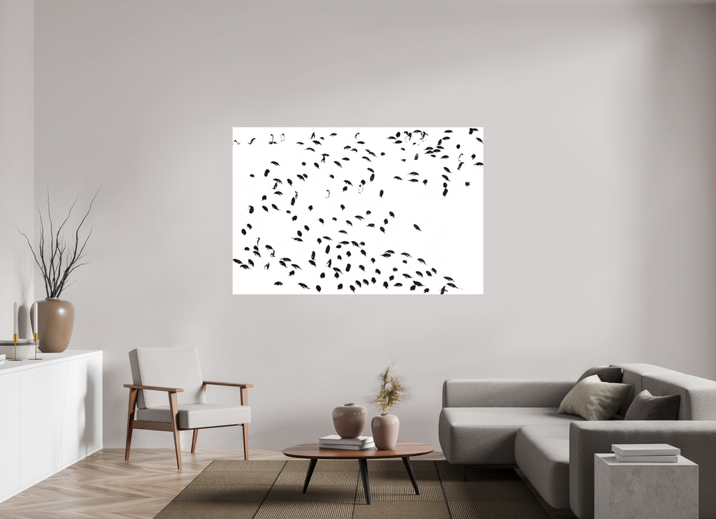 180 x 120 cm, Tirage photo - satiné La foule