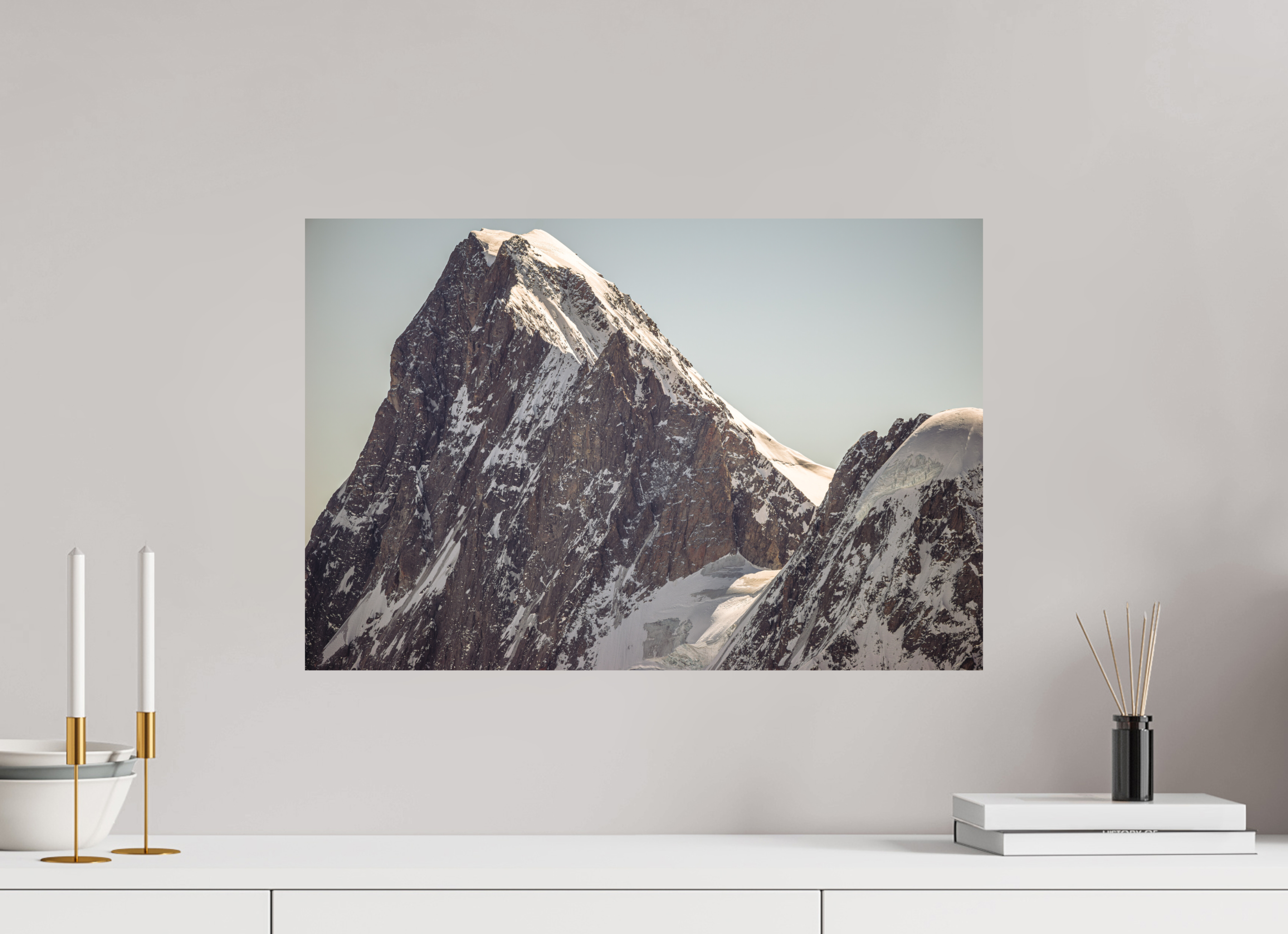 60 x 40 cm, Tirage photo - satiné Les Grandes Jurasses : Pointe Walker