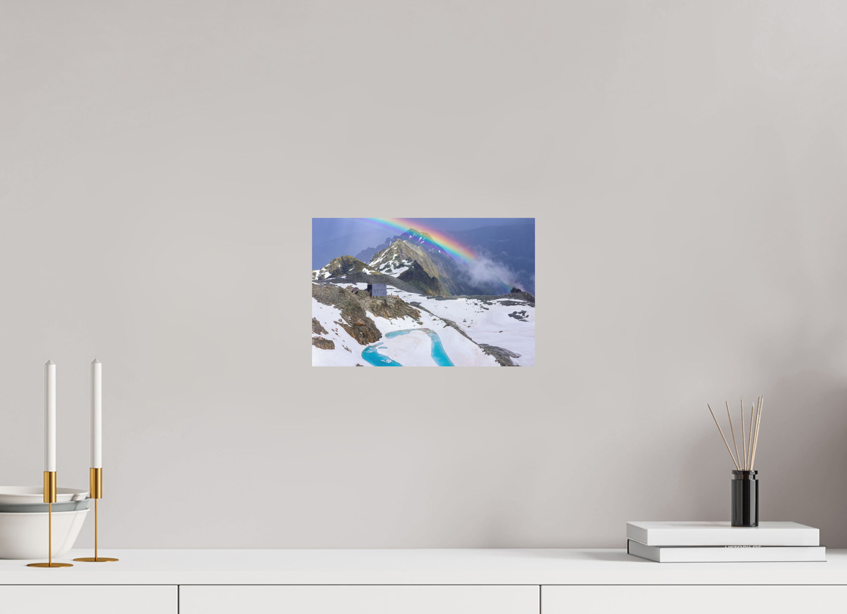 30 x 20 cm, Tirage photo - satiné Cabane d'Orny