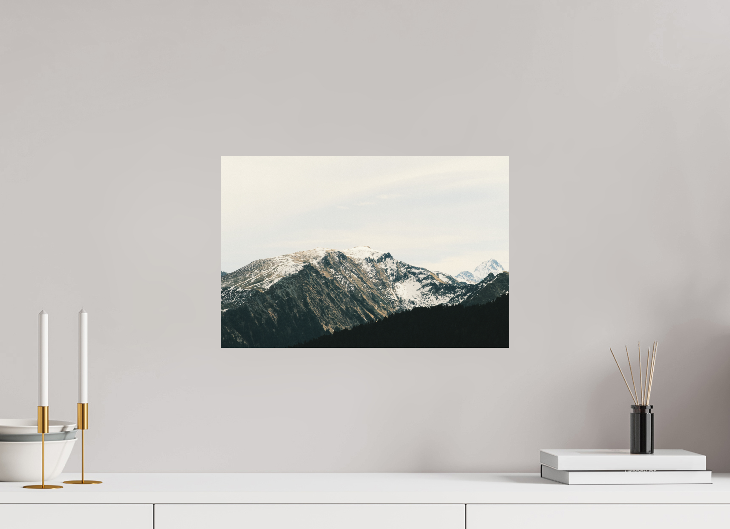 45 x 30 cm, Tirage photo - satiné Une douce journée d'hiver