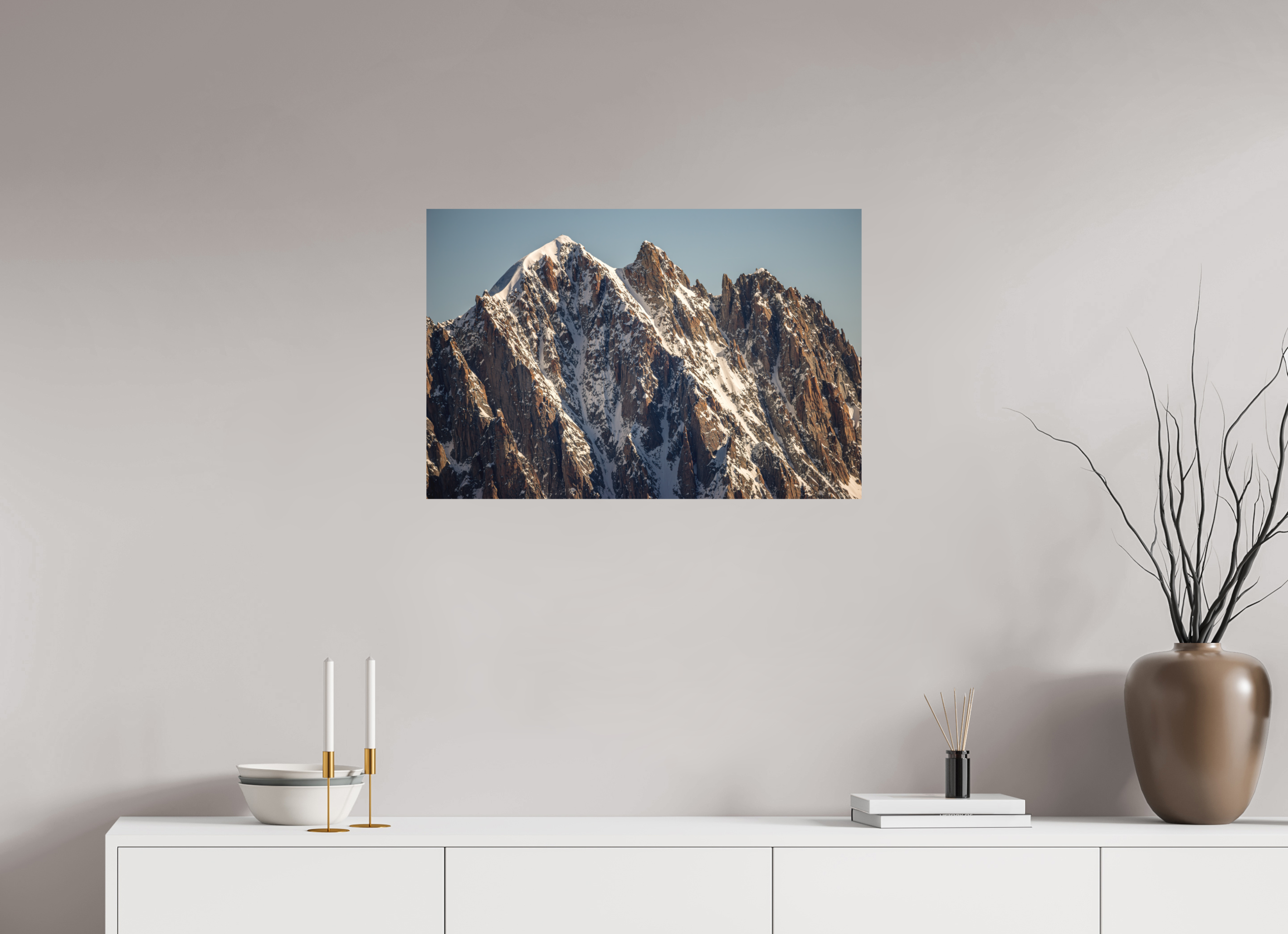 75 x 50 cm, Impression Fine Art - mat L'aiguille Verte