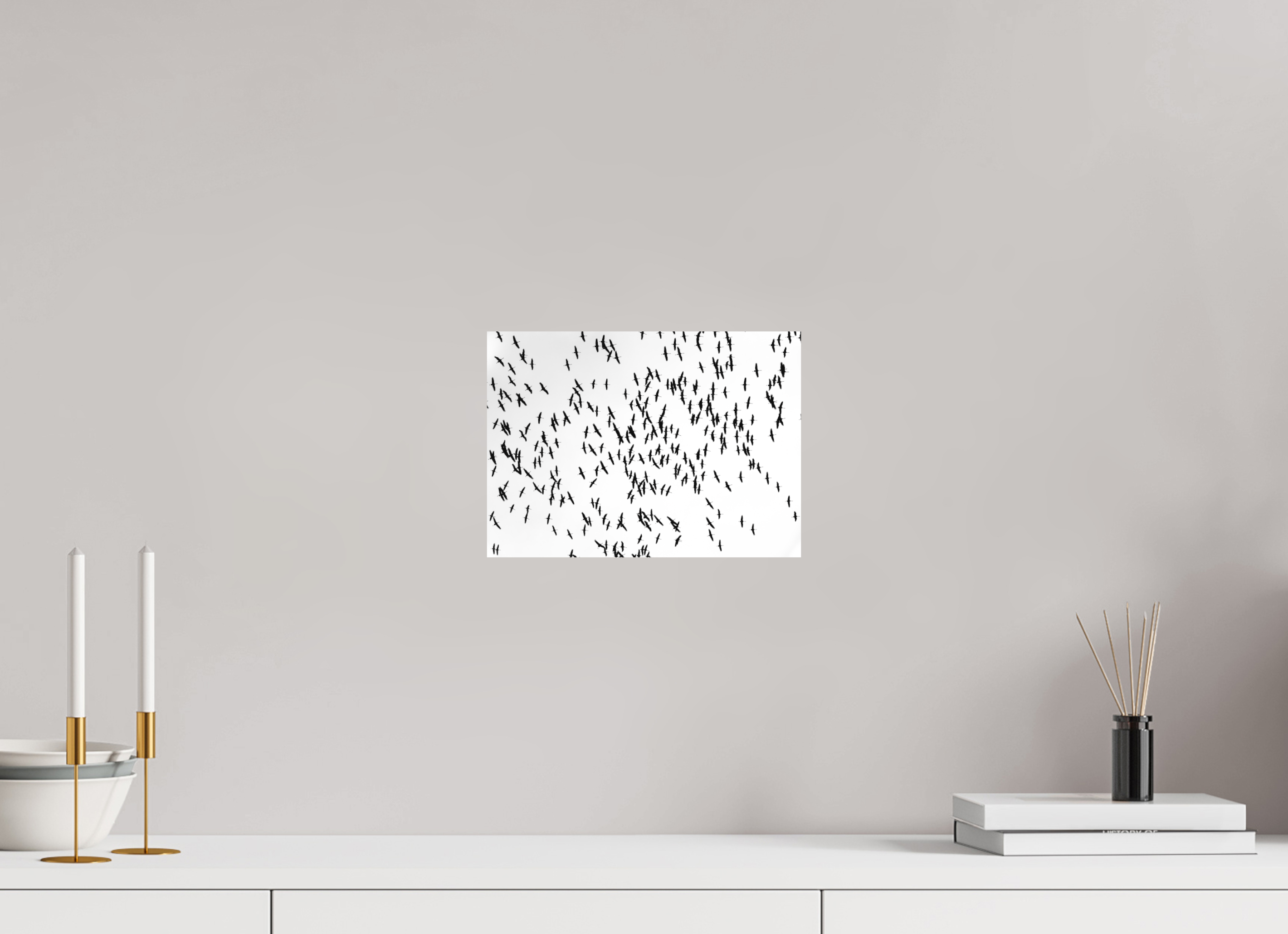 27,8 x 20 cm, Impression Fine Art - mat Grues III