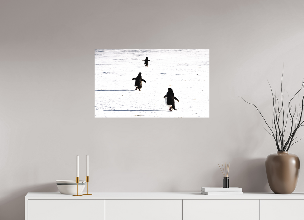 83,8 x 50 cm, Tirage photo - satiné La cour de récréation