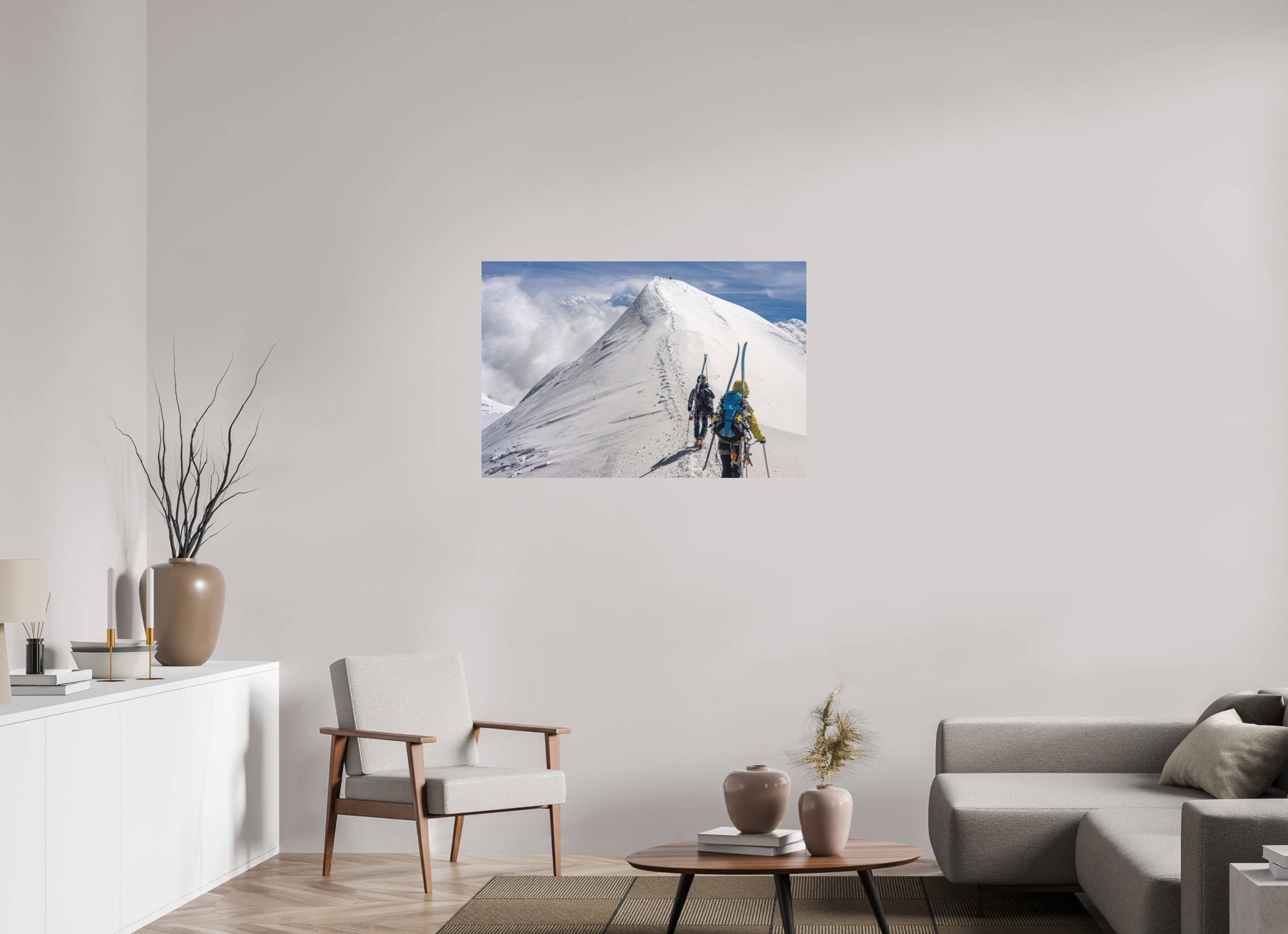 105 x 70 cm, Impression Fine Art sur support rigide - mat L'arête de Castor
