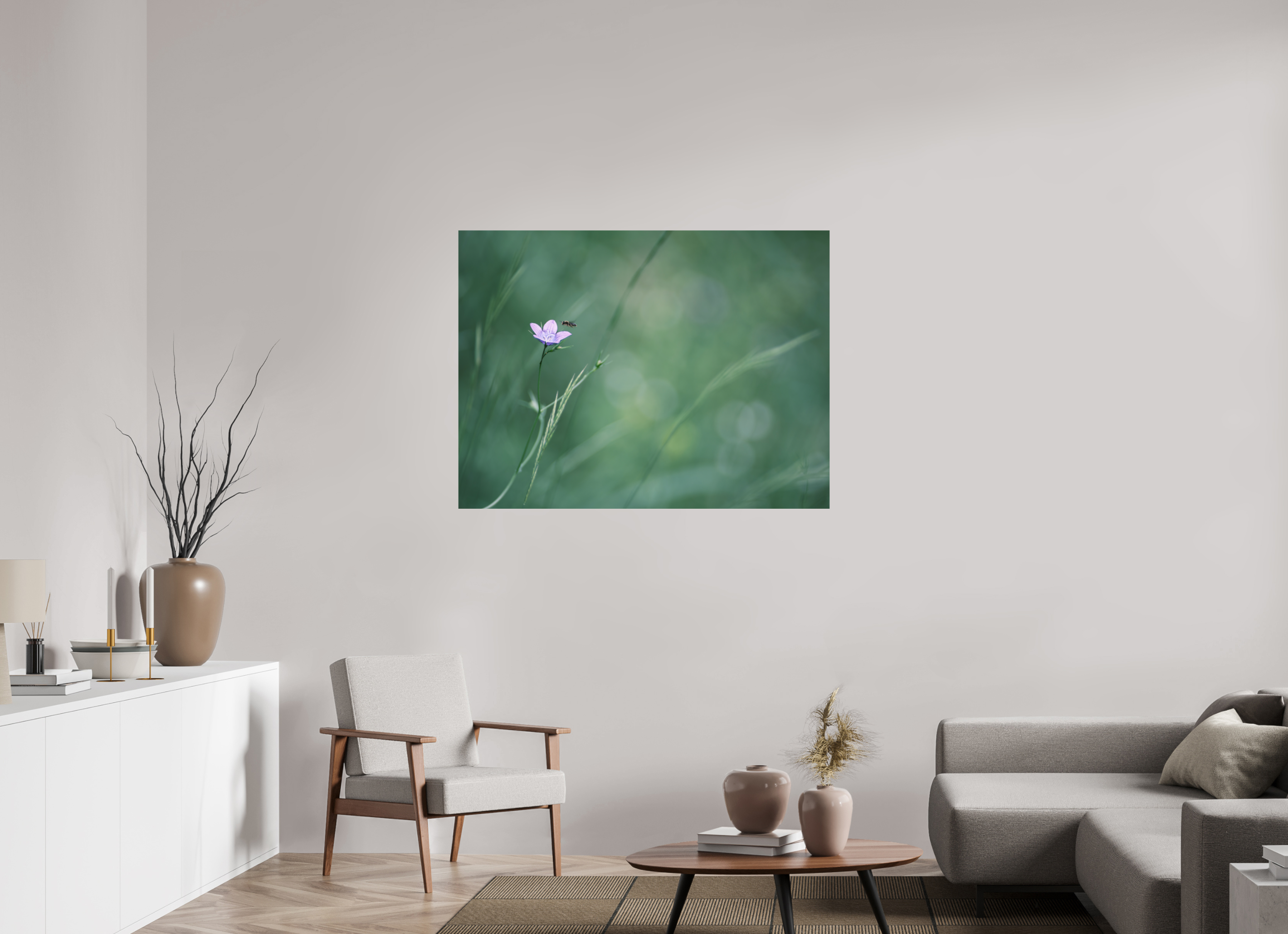 120 x 90 cm, Impression Fine Art sur support rigide - mat Petite fleur des champs