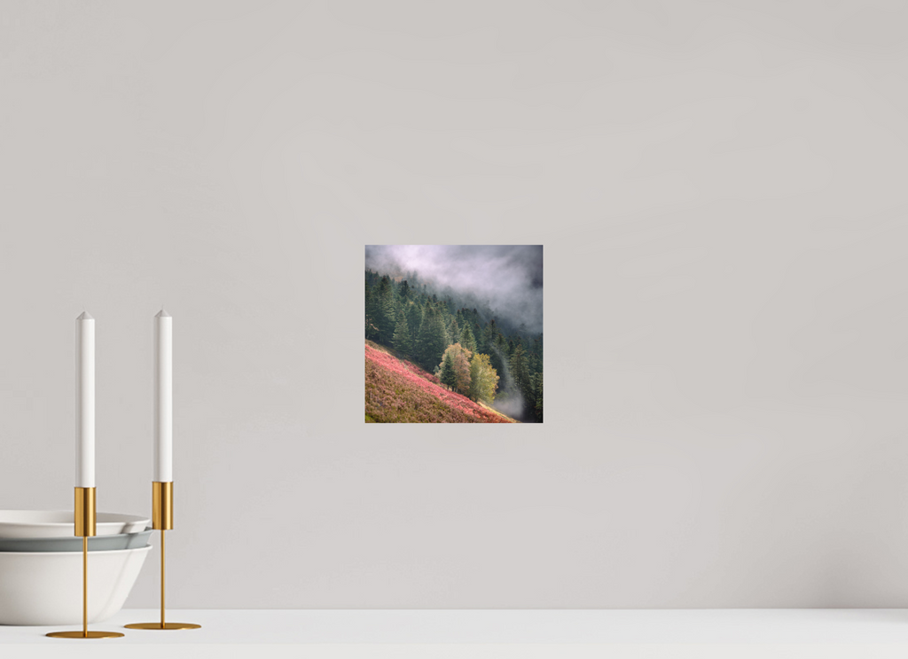 20 x 20 cm, Tirage photo - satiné Brume du soir