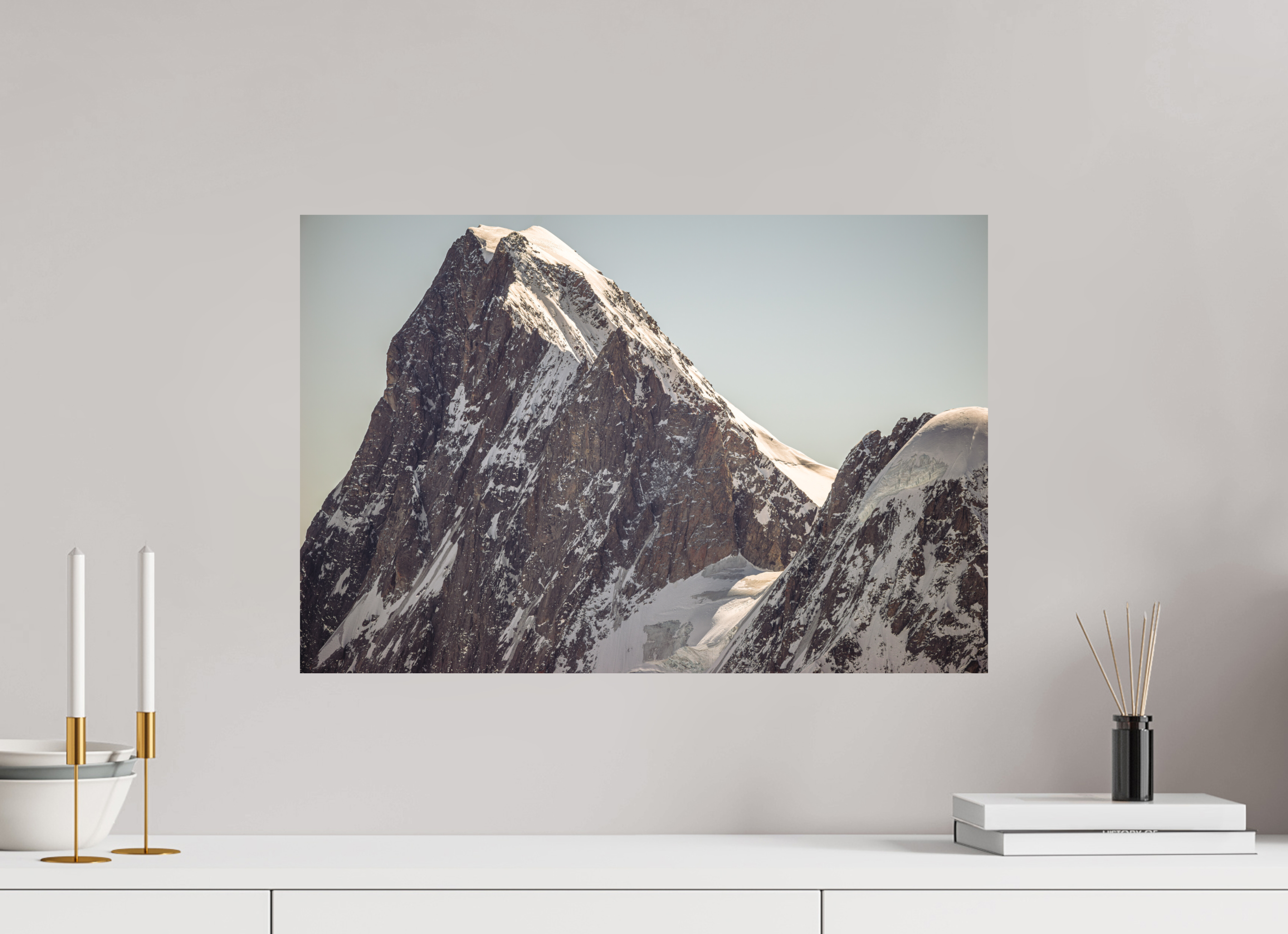 60 x 40 cm, Impression Fine Art sur support rigide - mat Les Grandes Jurasses : Pointe Walker