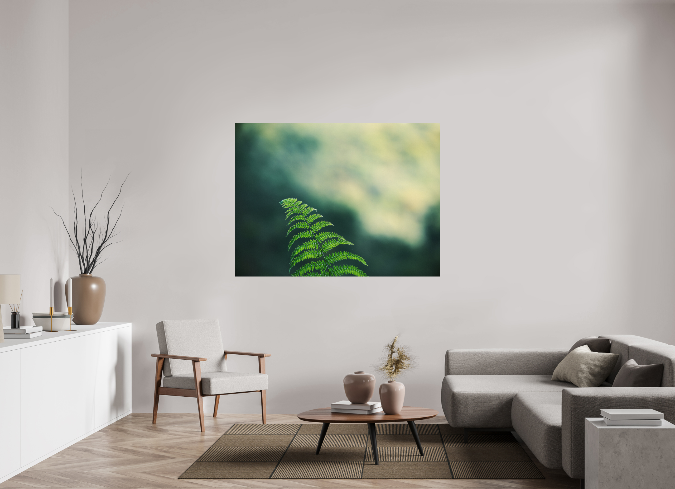 160 x 120 cm, Tirage photo - satiné Fougère