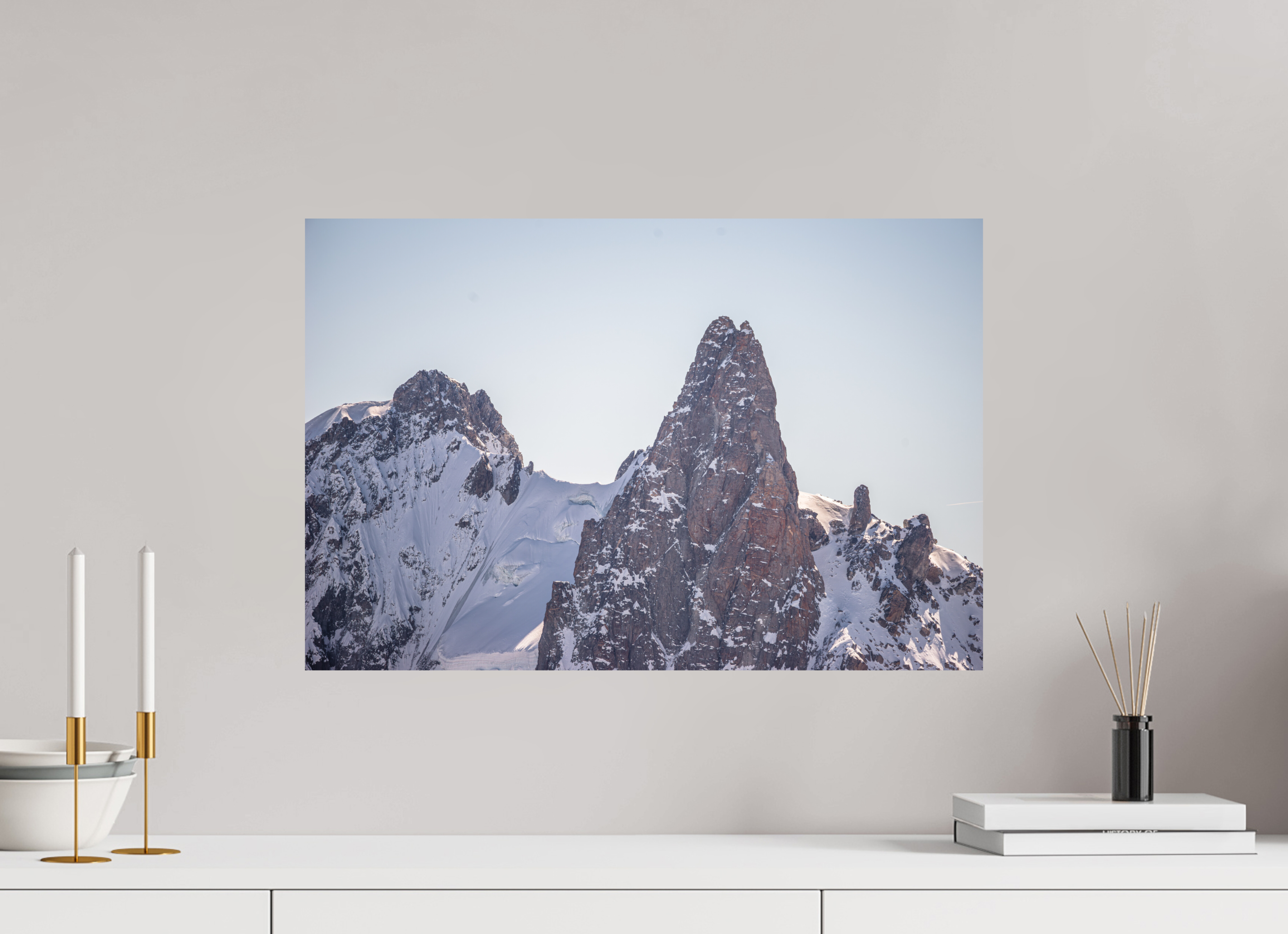 60 x 40 cm, Impression Fine Art - mat La Dent du Géant