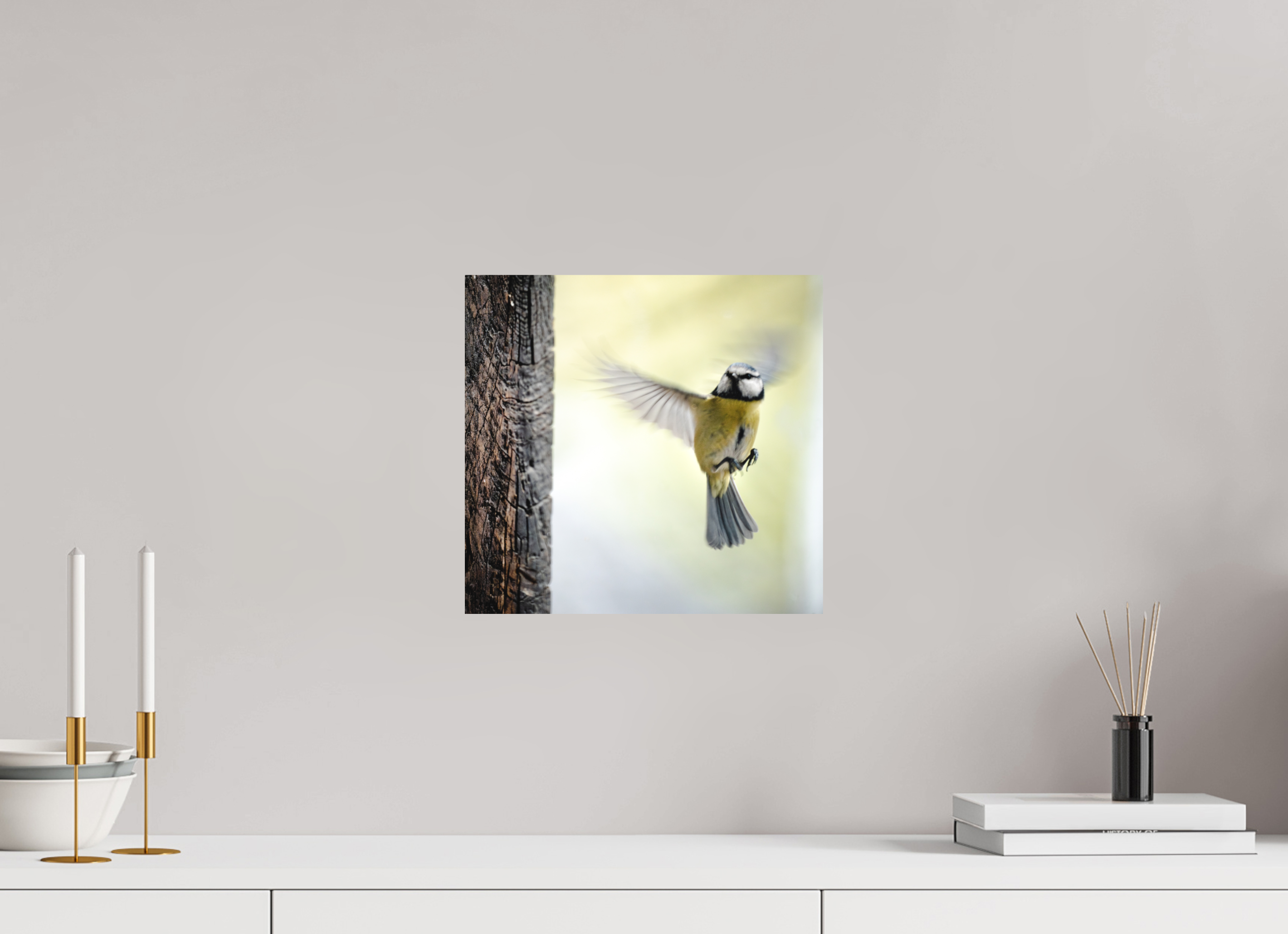 31,7 x 30 cm, Impression Fine Art - mat mesange III