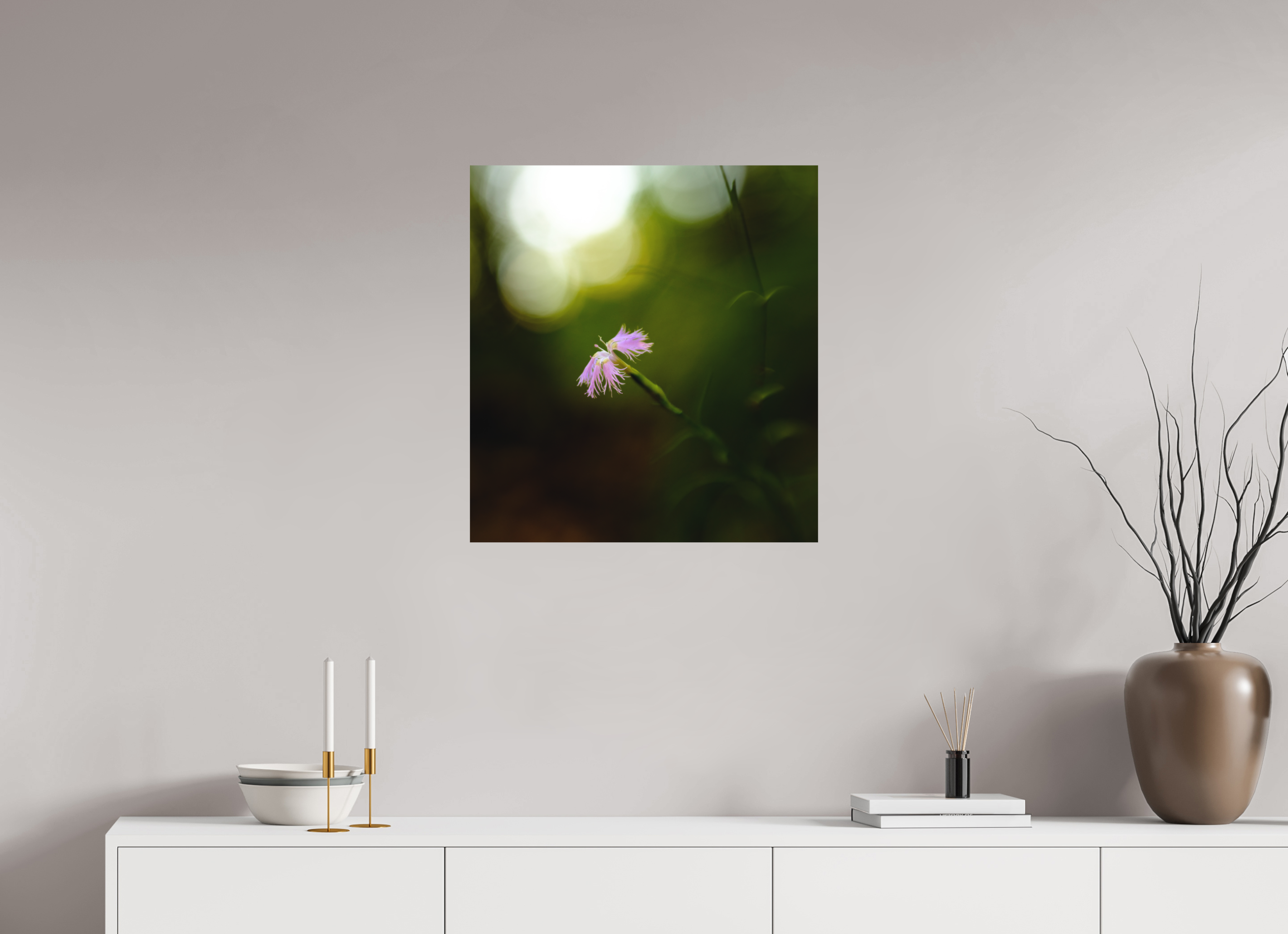 60 x 65 cm, Impression Fine Art - mat fleur2