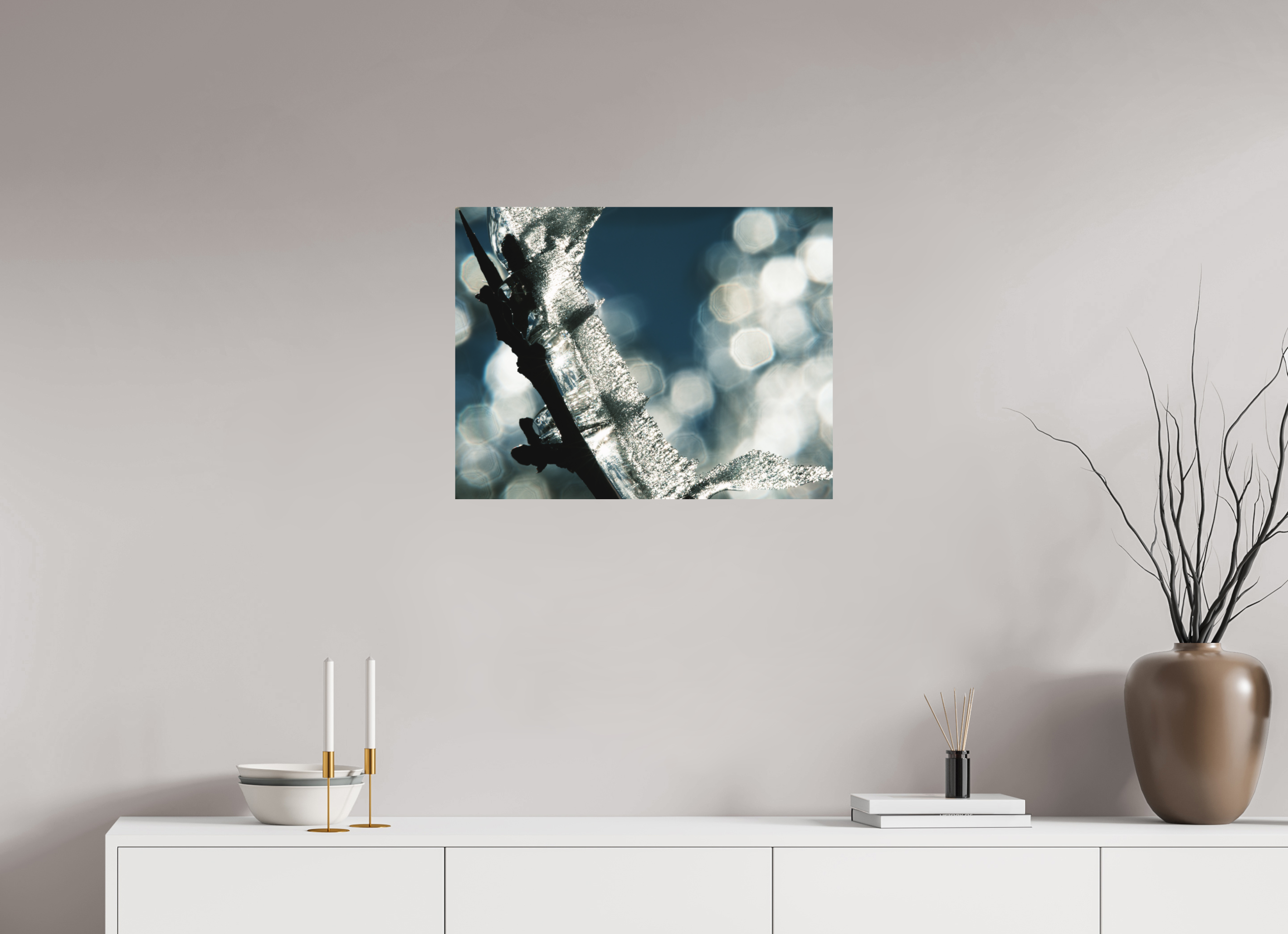 64,6 x 50 cm, Impression Fine Art sur support rigide - mat Givré