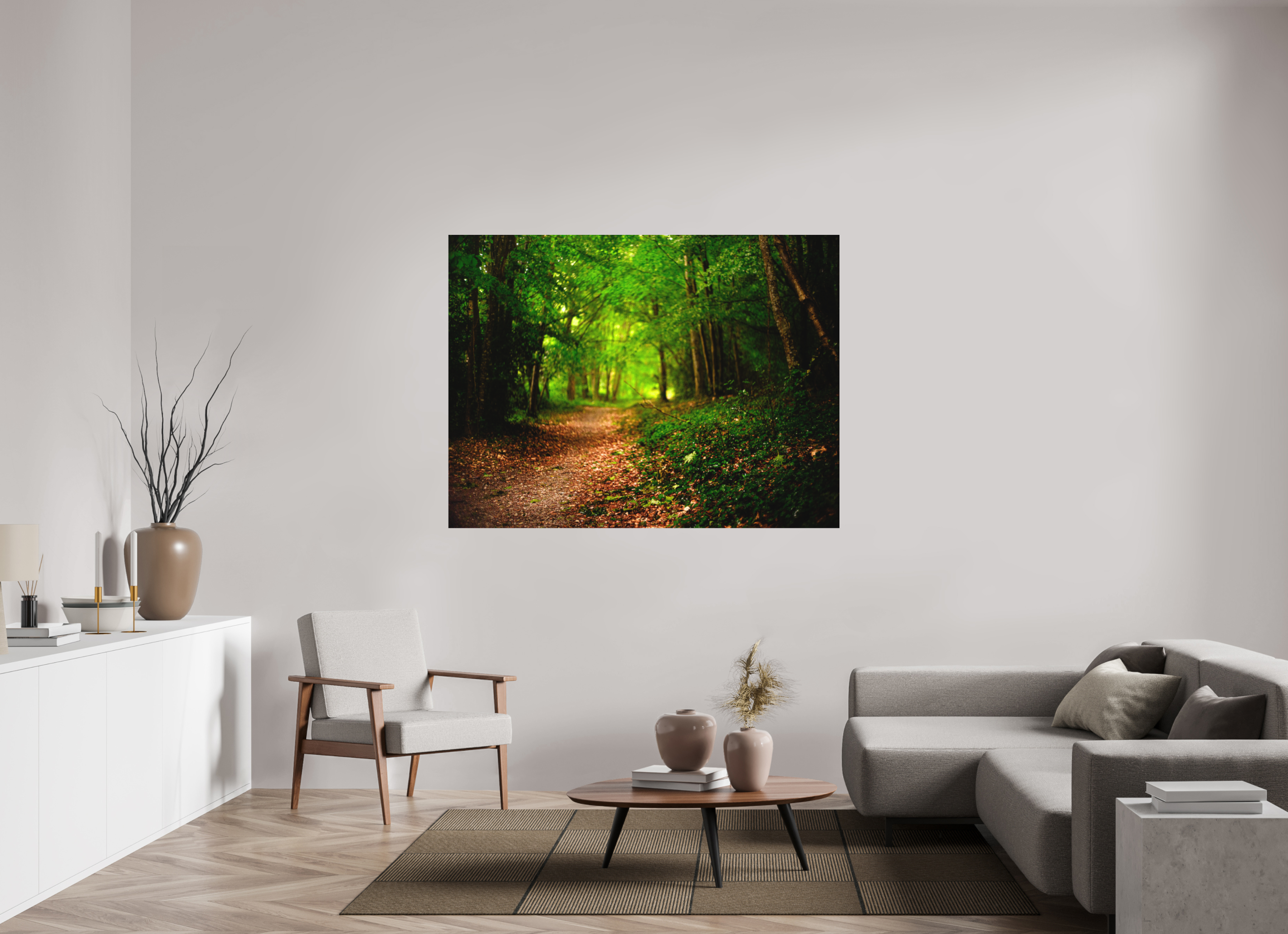 160 x 120 cm, Tirage photo - satiné foret