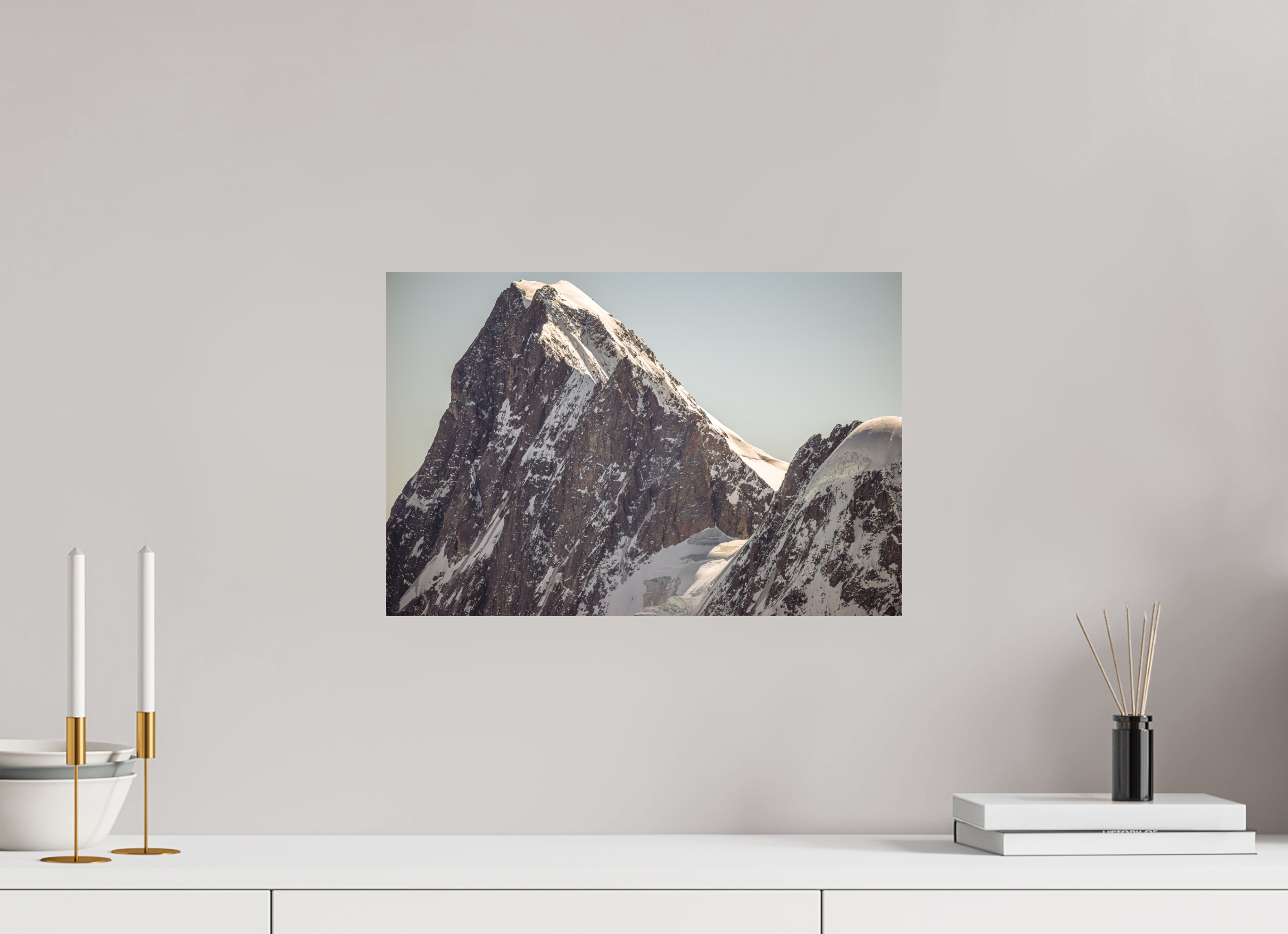 45 x 30 cm, Impression Fine Art sur support rigide - mat Les Grandes Jurasses : Pointe Walker