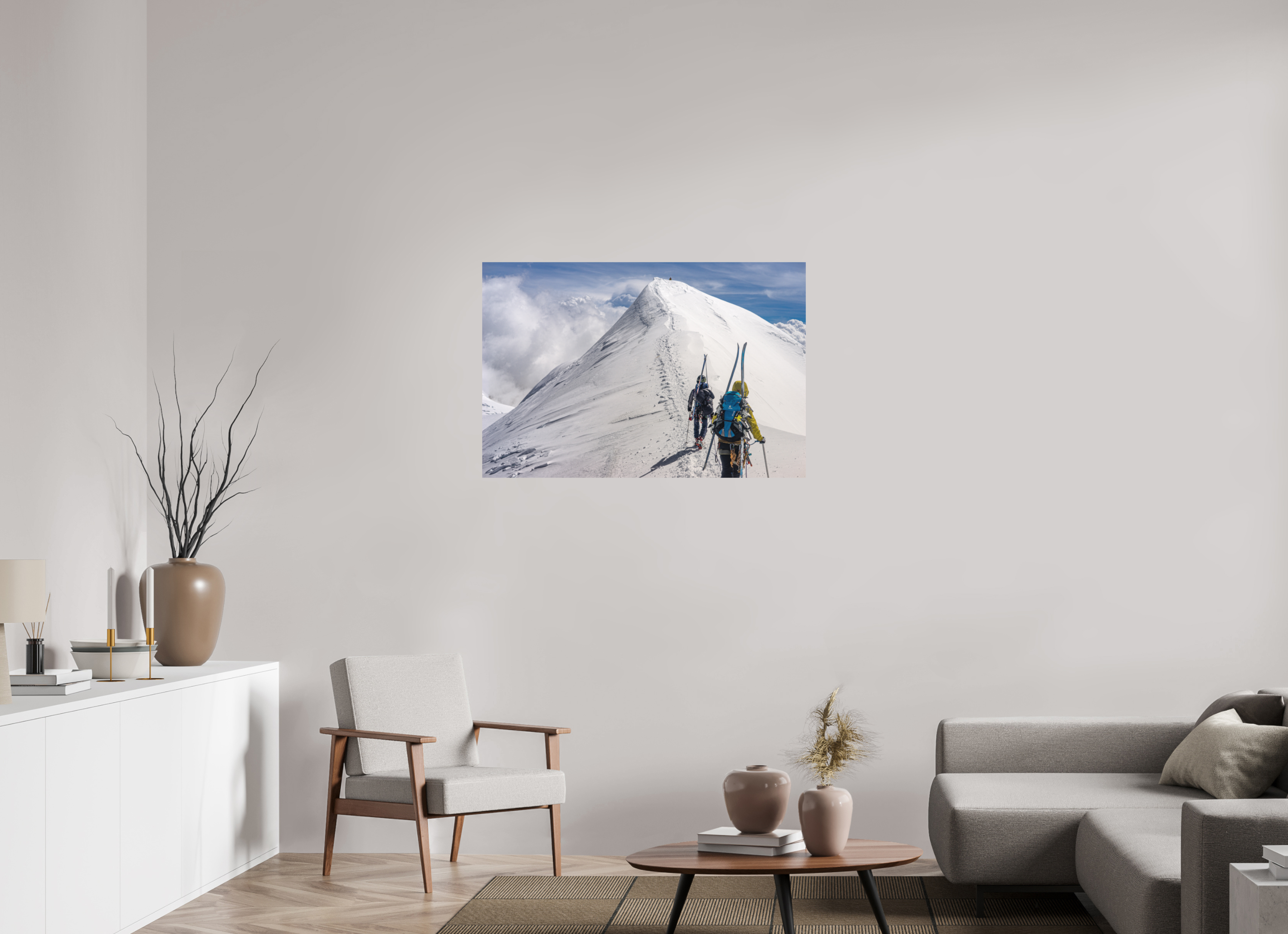 105 x 70 cm, Impression Fine Art - mat L'arête de Castor