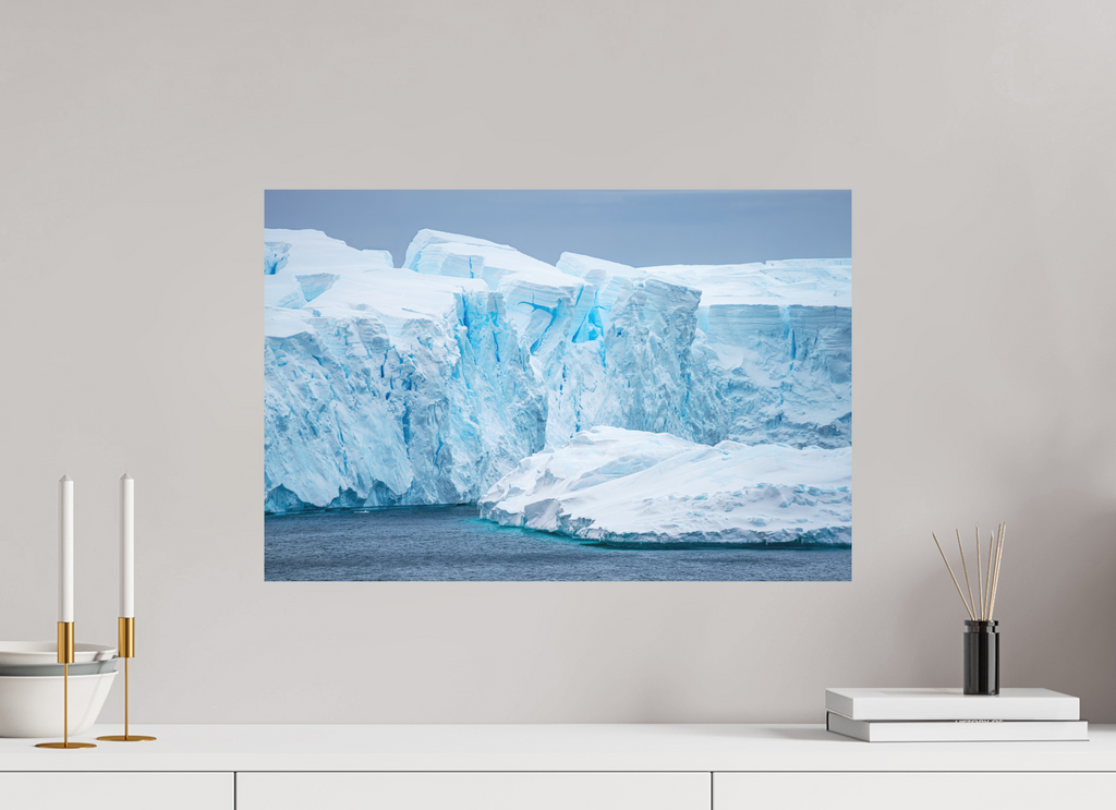 60 x 40 cm, Impression Fine Art - mat Falaise de glace