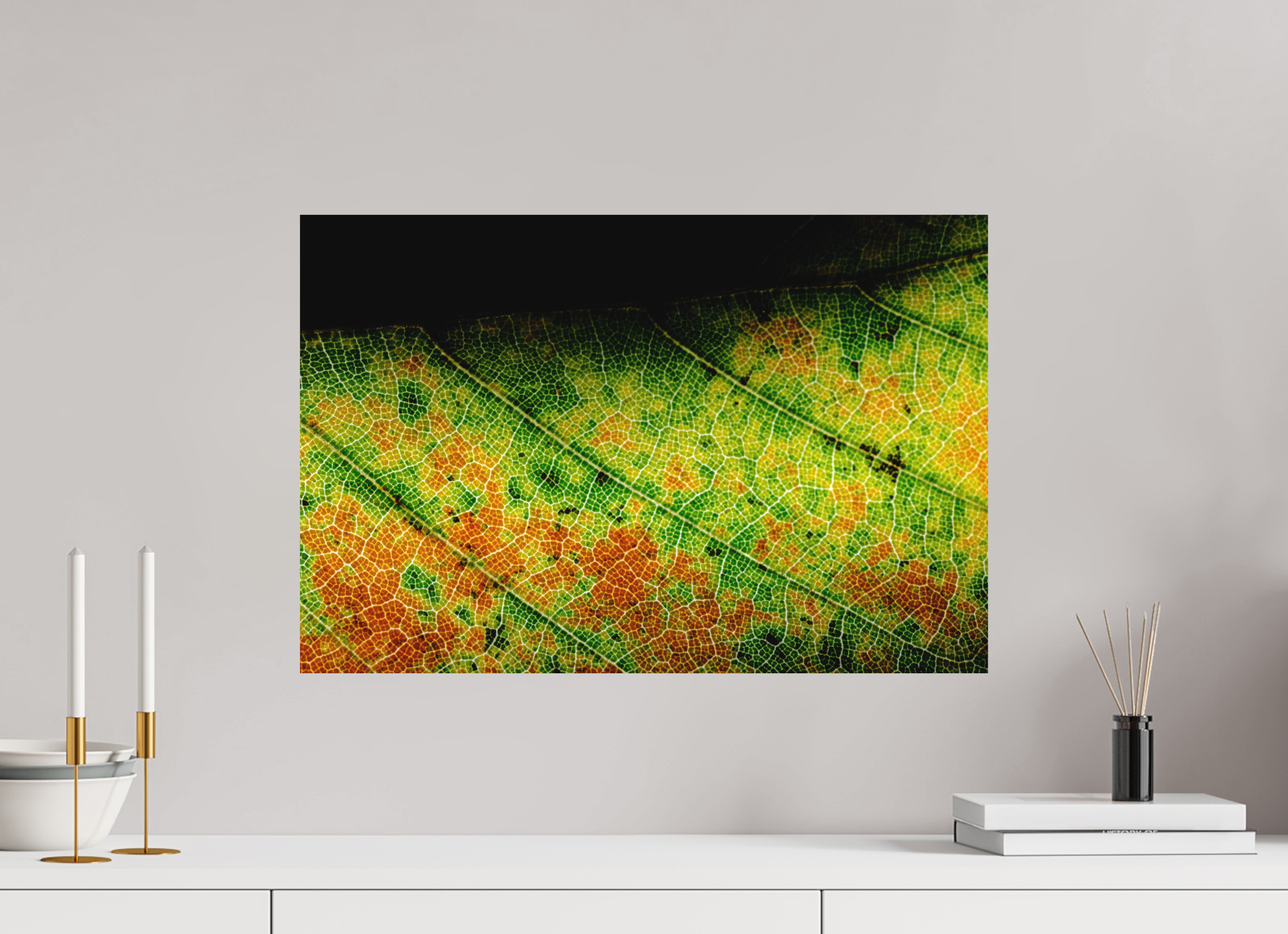 60 x 40 cm, Impression Fine Art sur support rigide - mat Feuille