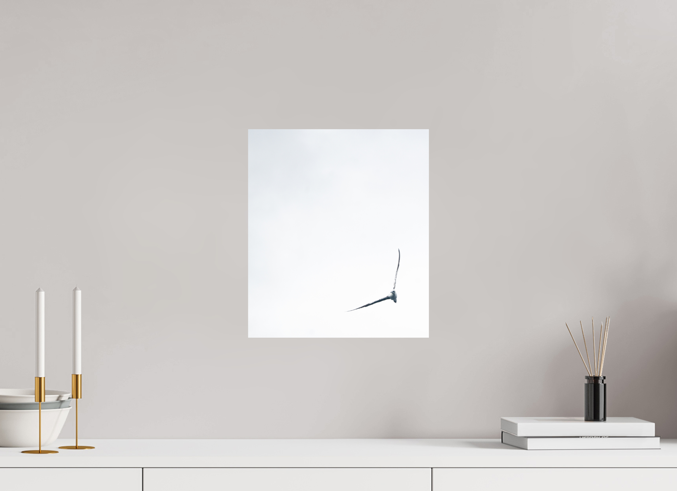 30 x 34,6 cm, Impression Fine Art sur support rigide - mat fou de bassan