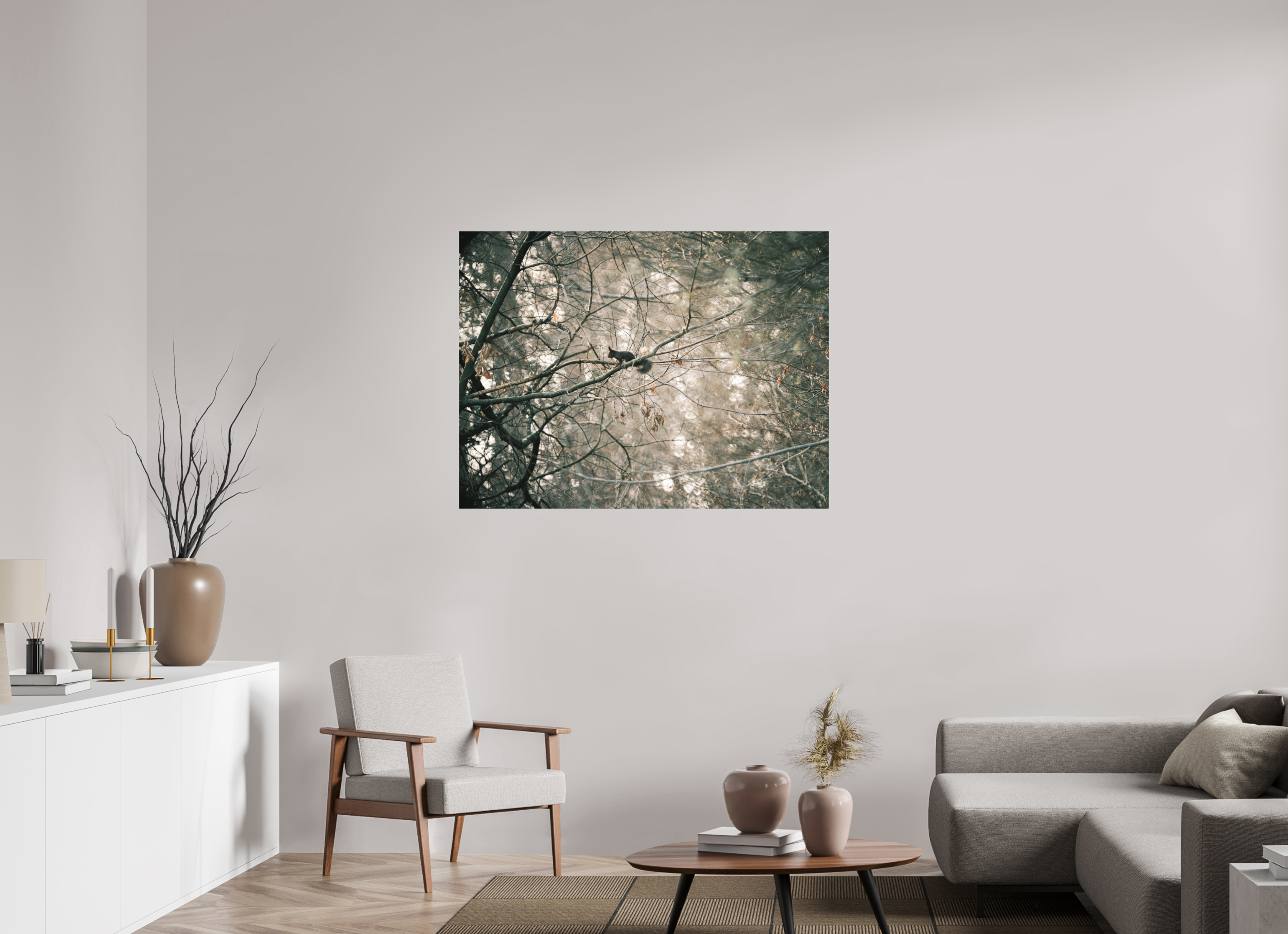 120 x 90 cm, Impression Fine Art - mat Ecureuil