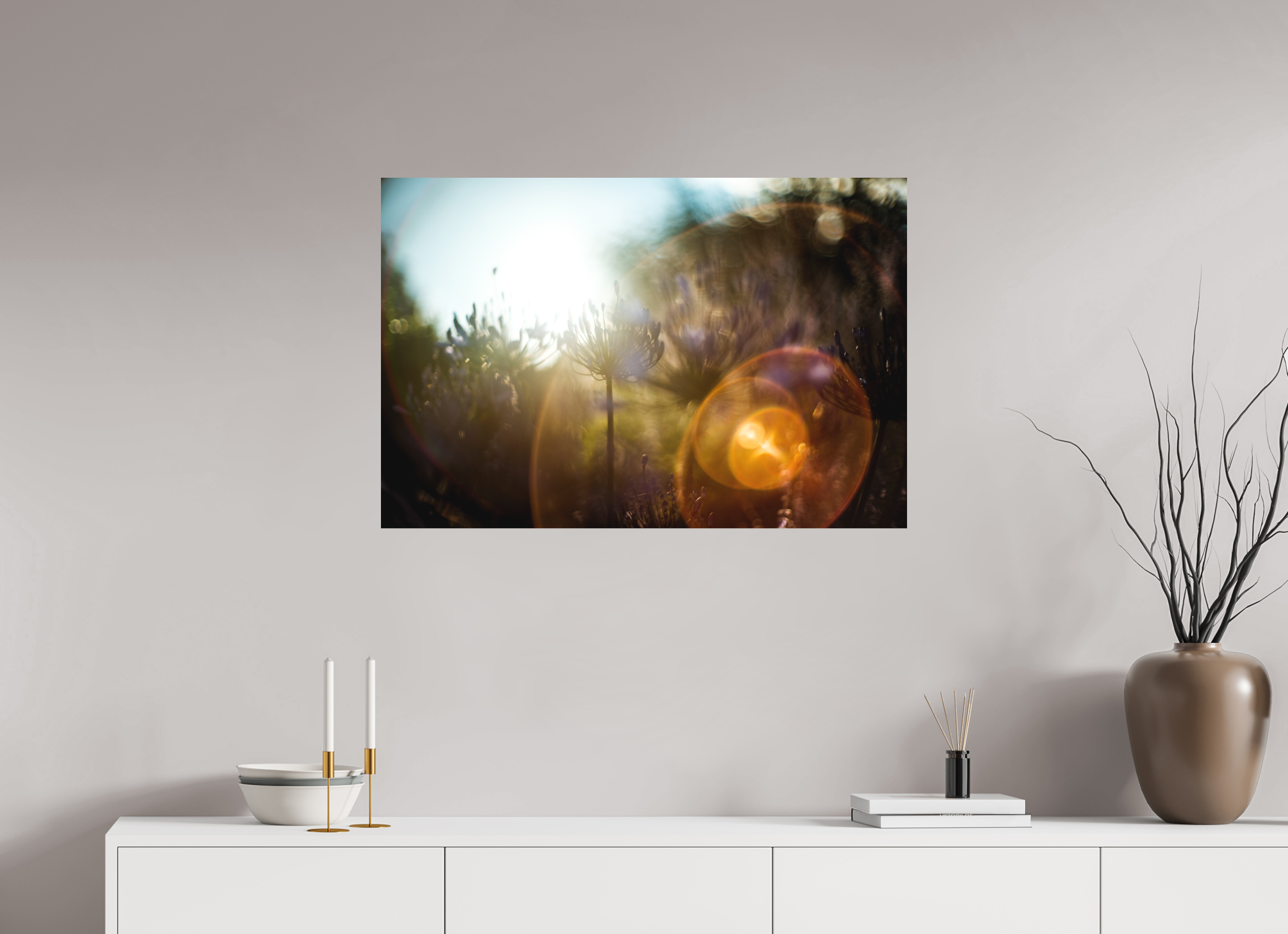 90 x 60 cm, Impression Fine Art sur support rigide - mat lumière