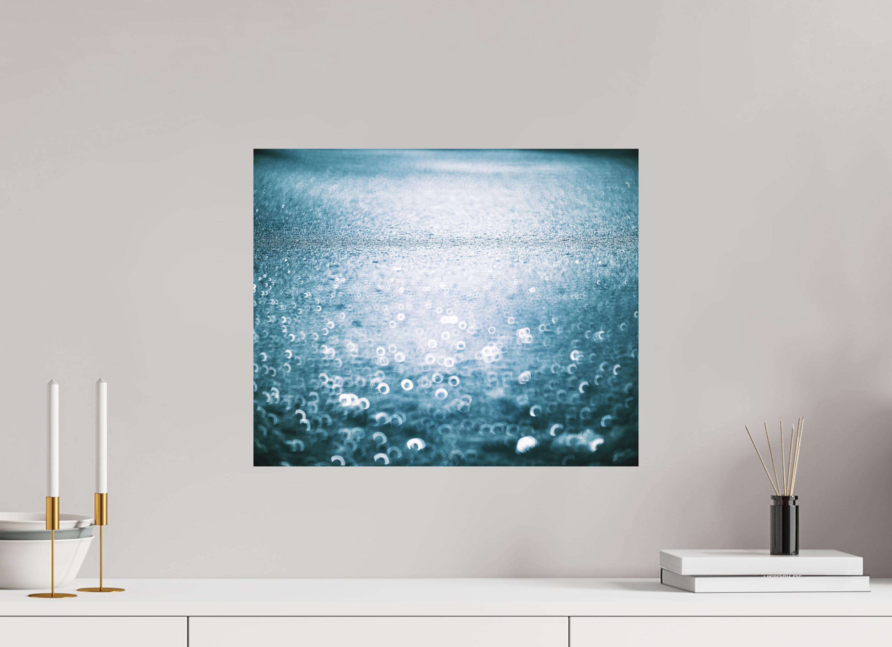 48,5 x 40 cm, Impression Fine Art sur support rigide - mat Réflexions hivernales