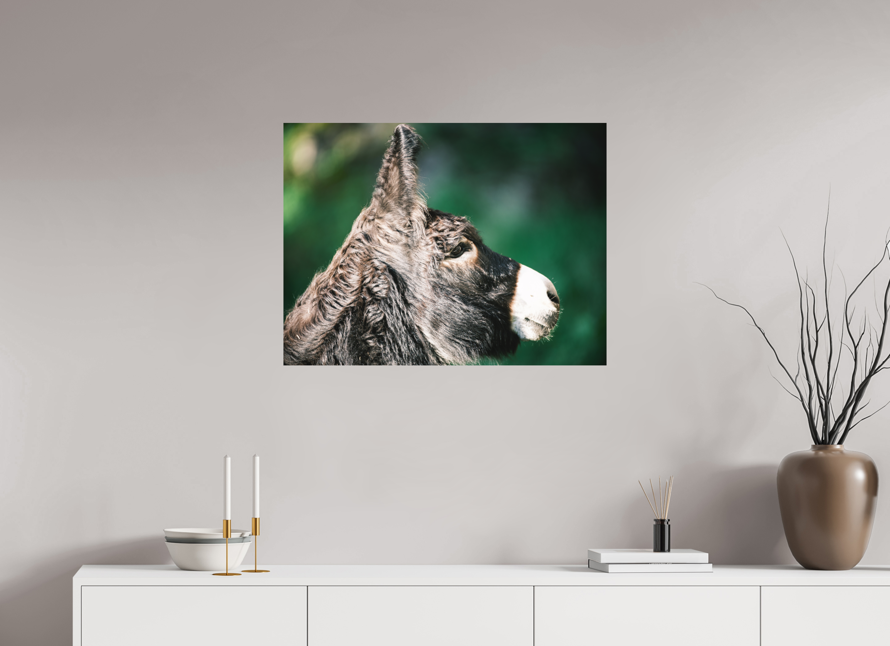 80 x 60 cm, Impression Fine Art sur support rigide - mat Ane