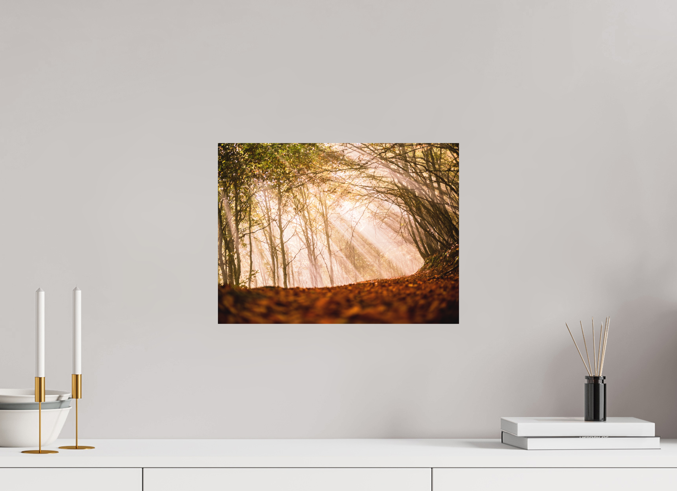 40 x 30 cm, Impression Fine Art sur support rigide - mat Un rayon de soleil