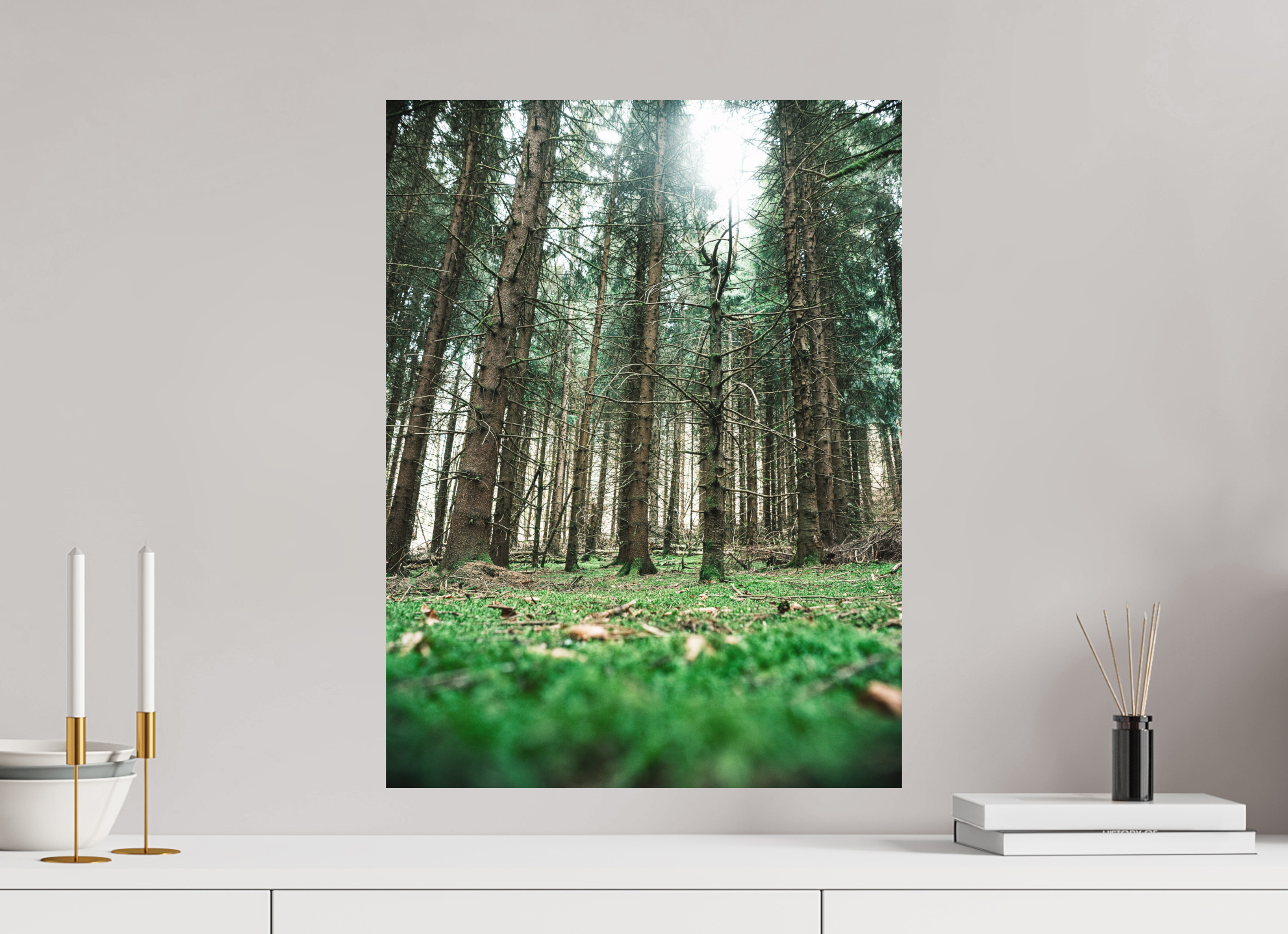 45 x 60 cm, Impression Fine Art sur support rigide - mat Invitation au calme